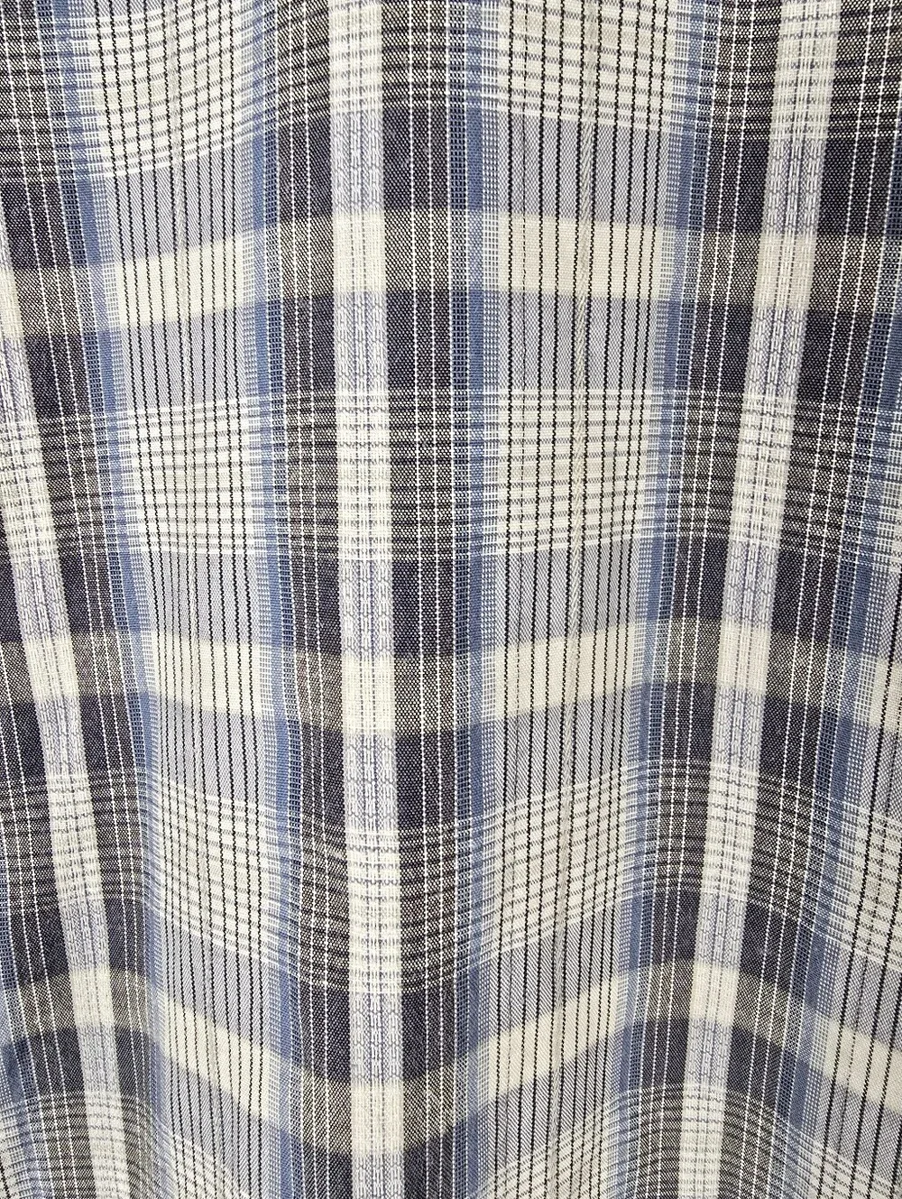 Kuhl Men’s Grey Plaid Short Sleeve Button Down Shirt Cotton Poly Casual Shirt M